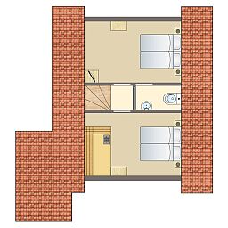 Cozy living room in Natuurdorp Suyderoogh bungalow, Lauwersoog, with comfortable seating area.