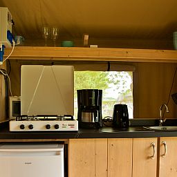 Verblijf 353402 - Tenthuis Zuidoost Groningen - Safaritent + toilet