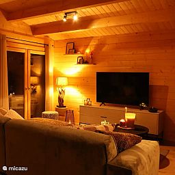 Guest house 374133 - Holiday property Midden Limburg - Luxe houten boshuisje met werkkamer