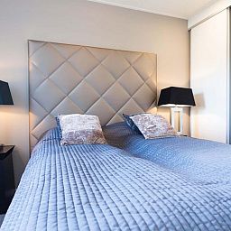 Luxe slaapkamer in Z Module 6 personen Wellness, vakantiehuis in Schin op Geul, Zuid Limburg.