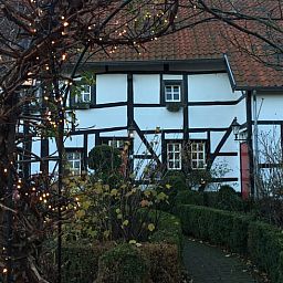 Atmospheric evening lighting at Holiday home in Epen, Limburg coziness.