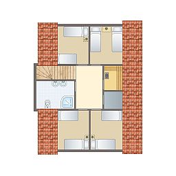 Unterkunft 394518 - Bungalow Zuid Limburg - Kasteeldomein De Cauberg | 10-persoons villa | 10L