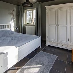 Attraktives Schlafzimmer im Ferienhaus in Deurne, gelegen in De Peel, Nordbrabant.