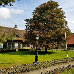 Charmante Fassade des Ferienhauses in Baarle-Nassau, Ferienhaus im Gruenen in Kempen.