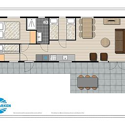 Karte von Rialto MAX Ferienhaus fuer 6 Personen in Cromvoirt, Hart van Brabant, Nordbrabant