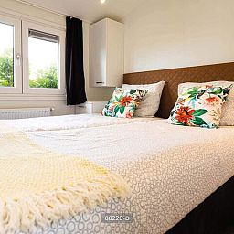 Gemuetliches zweites Schlafzimmer in Rialto MAX Ferienhaus fuer 6 Personen, Cromvoirt, Nordbrabant