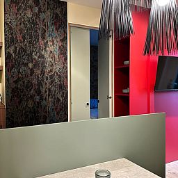 Gezellige binnenruimte van Huisje in Moergestel, vakantiehuis in Noord Brabant met een stijlvolle inrichting.