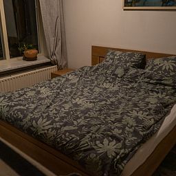 Cozy bedroom in Holiday home in Best, located in the heart of Brabant, North Brabant, with comfortable double bed and attractive decor.