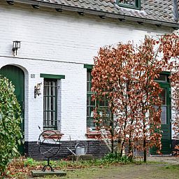Charmante gevel van Huisje in Putte, vakantiehuis in West Brabant, Noord Brabant.