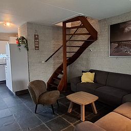 Guest house 4504150 - Holiday property Noordzeekust - Vakantiehuis Ferienbungalow Abbes mit Garten und Terrasse