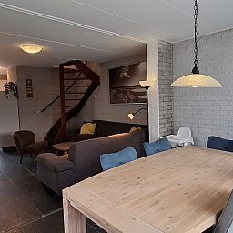 Guest house 4504150 - Holiday property Noordzeekust - Vakantiehuis Ferienbungalow Abbes mit Garten und Terrasse