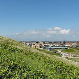 Blick auf die Duenen bei Wijde Blick 103 Callantsoog, Ferienhaus an der Nordseekueste, Nordholland.