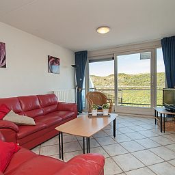 Gemuetliche Sitzecke in Wijde Blick 310 Callantsoog, Ferienhaus an der Nordseekueste in Nordholland