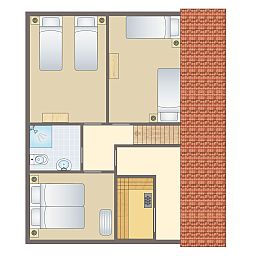 Unterkunft 454078 - Bungalow Noordzeekust - Beach Resort Ooghduyne | 8-persoons villa | 8L1