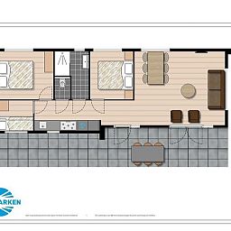 Verblijf 490370 - Vakantiewoning Noord-Holland midden - Module Special 6 personen Wellness (Hottub)