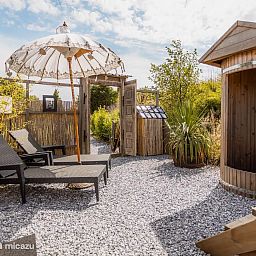 Guest house 495507 - Holiday property Noord-Holland midden - Tinyhouse Woody met sauna &amp; hottub