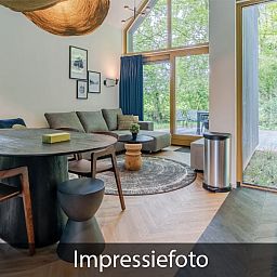 Gezellige binnenruimte van Vrijstaande woning in Beuningen, Twente, vakantiehuis met stijlvolle inrichting.