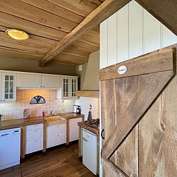 Geniessen Sie die laendliche Aussicht im Ferienhaus in Markelo, das im gruenen Twente, Overijssel, umgeben von friedlicher Natur liegt.