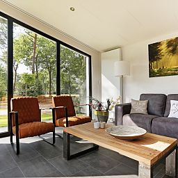 Guest house 523148 - Holiday property Twente - Boslodge + privé sauna en hottub