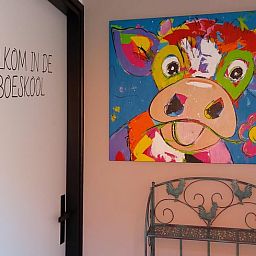 Colorful decoration in Holiday home in Denekamp, Twente, for a cheerful atmosphere in Overijssel.