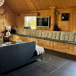 Stylish sitting area in vacation home in Denekamp, Twente. Relax in this comfortable vacation home in Overijssel.