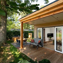 Guest house 524681 - Holiday property Twente - Nature lodge + sauna en hottub