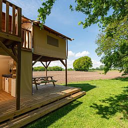 Unterkunft 524691 - Zelthaus Twente - Boomhuttent aan de Regge + privé sanitair