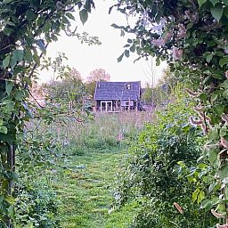 Natural surroundings of Holiday home in Wijhe, hidden in the green, Salland, Overijssel.
