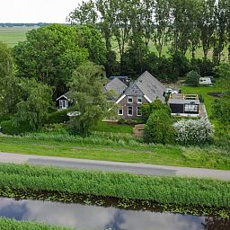 Attractive bedroom in OV530 vacation home, Zwolle, Overijssel with skylight and two beds.