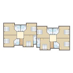 Unterkunft 533272 - Bungalow Salland - Landgoed De Hellendoornse Berg | 24-persoons bungalow - Extr