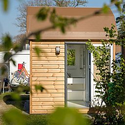 Unterkunft 541108 - Zelthaus Vechtstreek - De Waard Tunneltent met privé sanitair