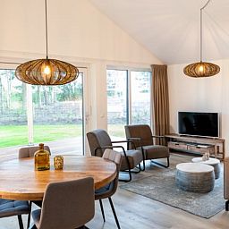Cozy living room in Cottage in Radewijk, vacation accommodation in the Vecht region, Overijssel.