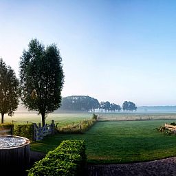 Panoramic view of nature around Holiday home in Hoonhorst, Vechtstreek, Overijssel.