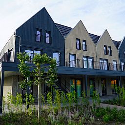 Stylish Chalet in Kampen with spacious veranda, located in Northwest Overijssel, Overijssel.