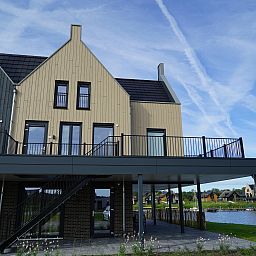 Apartment in Kampen, ein modernes Ferienhaus im Nordwesten von Overijssel mit Blick auf Wasser und Natur, ideal zum Entspannen.