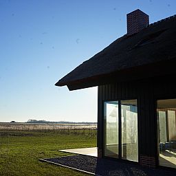 Freistehendes Haus in Kampen mit Blick auf die weitlufige Natur im Nordwesten von Overijssel, ideales Ferienhaus fr Ruhe und Raum.