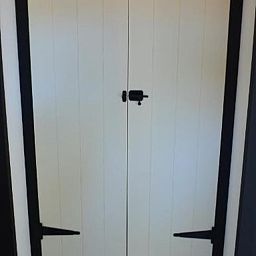 Stilvolle Tuer im Ferienhaus in IJhorst, Overijssel, Nordwest Overijssel.