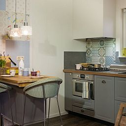 Gezellige keuken in Vakantiehuis in Kalenberg, Noordwest Overijssel, Overijssel.