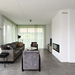 Gemtliches Wohnzimmer im Ferienhaus in Ossenzijl, Nordwest Overijssel, Overijssel.