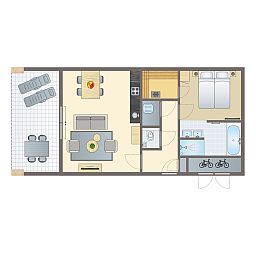 Unterkunft 552333 - Bungalow Noordwest Overijssel - 2-persoons wellnesswoning | 2ELW