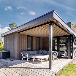 Unterkunft 5707149 - Bungalow Utrechtse Heuvelrug - 4-6 persoons Water Lodge | 4-6B1