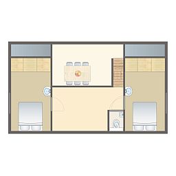 Guest house 570797 - Bungalow Utrechtse Heuvelrug - 6-persoons Villa | 6C