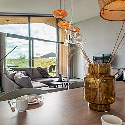 Cozy living space in Holiday home in Wissenkerke, Noord-Beveland, Zeeland.