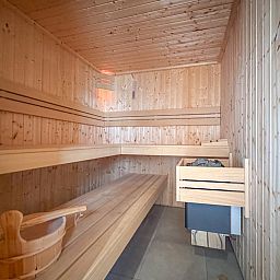 Gezellige sauna in Coast and Calm 63 vakantiehuis, Colijnsplaat, Noord-Beveland, Zeeland