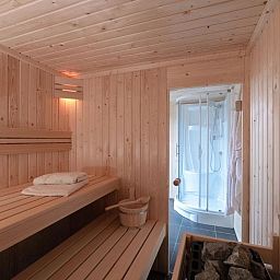 Luxe sauna in Coast Calm 71 vakantiehuis te Colijnsplaat, Noord-Beveland.
