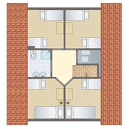 Guest house 600461 - Bungalow Schouwen-Duiveland - Duinpark 't Hof van Haamstede | 8-persoons bungalow | 8E2