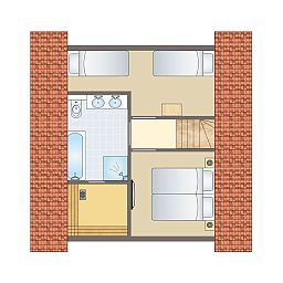 Unterkunft 600495 - Bungalow Schouwen-Duiveland - Resort Haamstede | 4-persoons bungalow | 4BL1