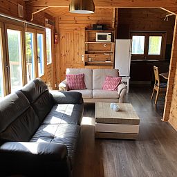 Veranda des Ferienhauses ZE1418 in Sint-Annaland, ideal zum Entspannen.