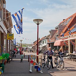 Uitzicht op Zoutelande vanaf vakantiehuis ZE281 in Walcheren, Zeeland.
