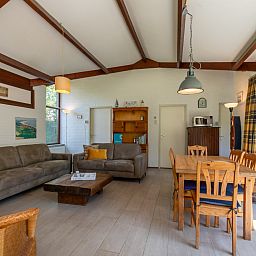 Entree van vakantiehuis ZE281 in groene omgeving van Zoutelande, Walcheren, Zeeland.